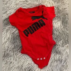 Baby Puma onesie. Size 0-3M